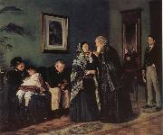 Makovsky, Vladimir In the Doctor-s Wating Room oil painting reproduction